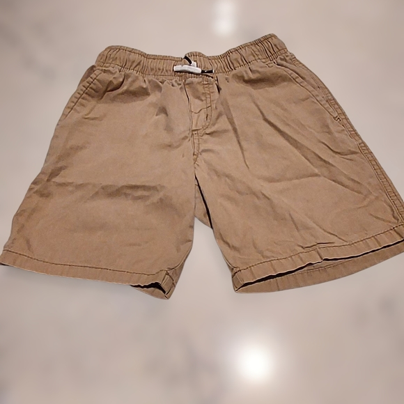 Cat & Jack Kids Tan Flat Front Shorts - Picture 1 of 3